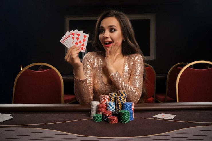 Suasana dealer live casino dan para pemain yang menikmati interaksi secara real time di grand opening